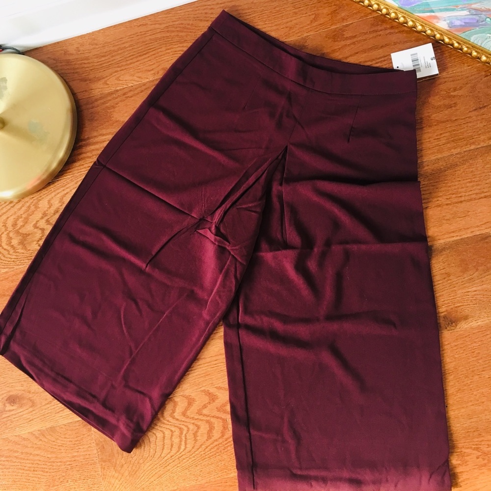 Burgundy Culottes